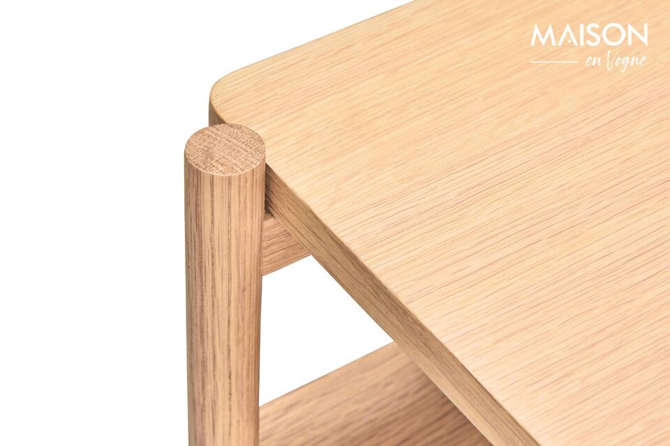 Table de chevet en bois clair Appeal - 5