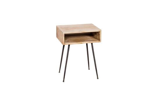 Table de chevet en bois clair Space