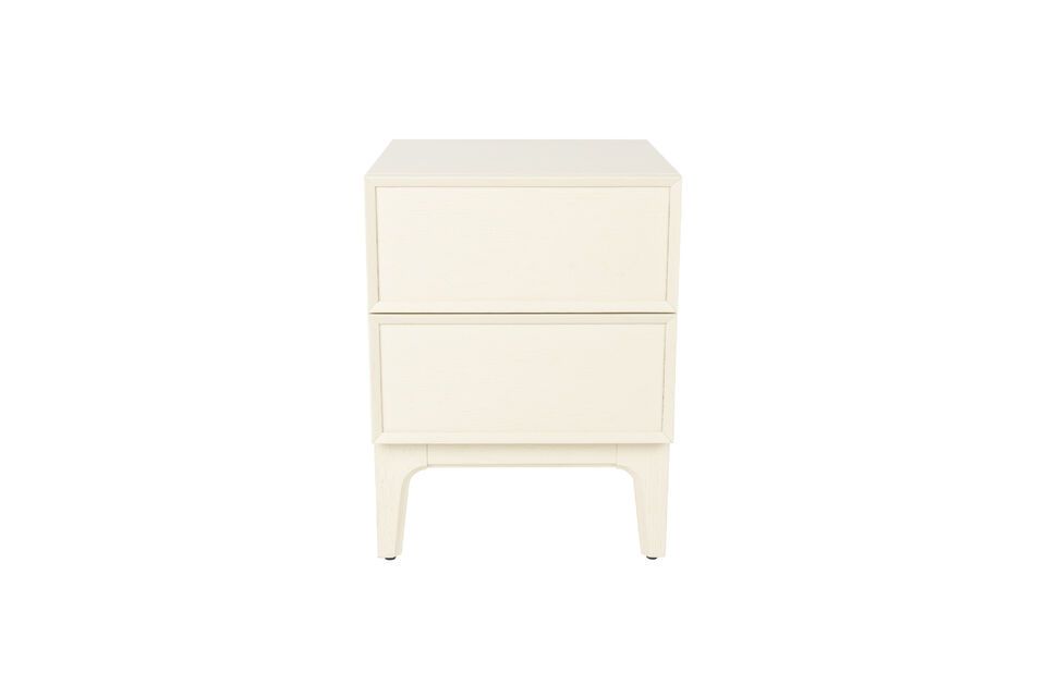 Table de chevet en bois de chêne beige June Zuiver