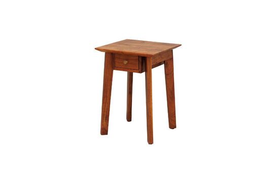 Table de chevet en bois foncé District