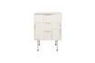 Miniature Table de chevet en bois gris Funk 1