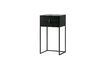 Miniature Table de chevet en bois noir Zola 5