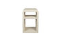 Miniature Table de chevet en marbre beige Veda Détouré