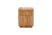 Miniature Table de chevet en rotin clair Barbade 1