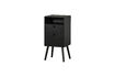 Miniature Table de chevet haute bois noir Ozzy 1
