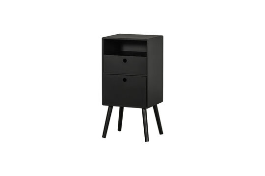 Voir la fiche produit table de chevet haute bois noir Ozzy Table de chevet haute bois noir Ozzy
