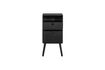 Miniature Table de chevet haute bois noir Ozzy 5