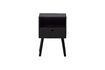 Miniature Table de chevet MDF noir Ozzy 3