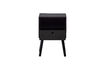 Miniature Table de chevet MDF noir Ozzy 4