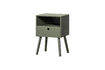 Miniature Table de chevet MDF vert chaud Ozzy 1
