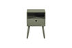 Miniature Table de chevet MDF vert chaud Ozzy 4