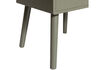 Miniature Table de chevet MDF vert chaud Ozzy 7