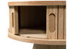 Miniature Table de chevet ronde en MDF et pin naturel Karri 8