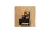 Miniature Table de chevet suspendue MDF noir Nancy 2