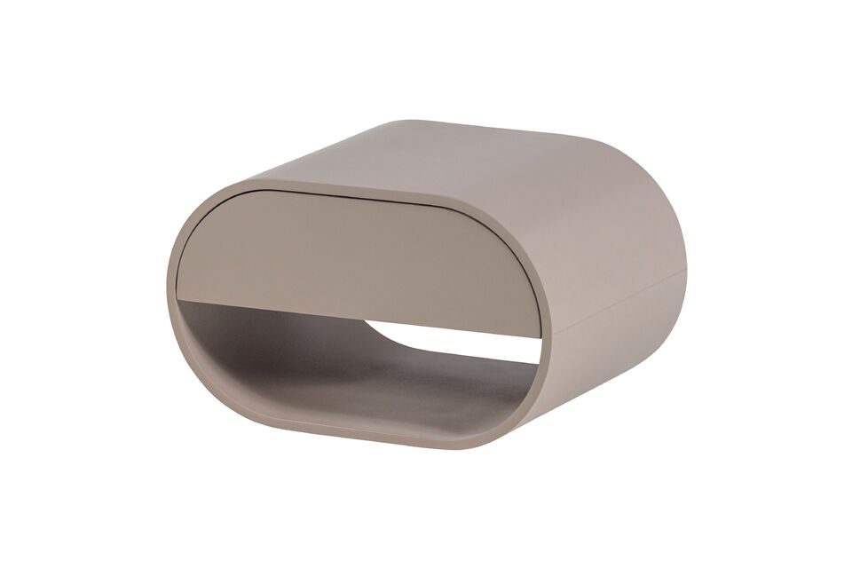 Table de chevet suspendue MDF sable MOMO Woood
