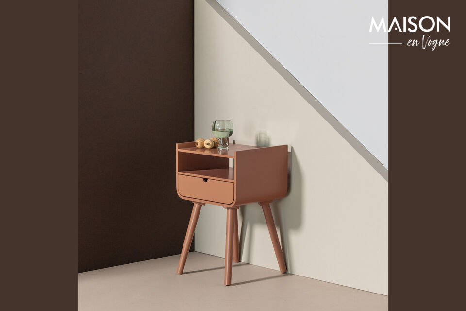 Design minimaliste et ludique MDF avec veinage et dessins de bois visibles Multifonctionnel Fait