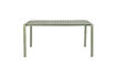 Miniature Table de jardin 168,5x87 cm en aluminium vert Vondel 5