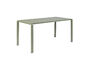 Miniature Table de jardin 168,5x87 cm en aluminium vert Vondel Détouré