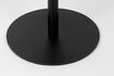 Miniature Table de jardin bistro ronde 80 cm en aluminium et verre noir Albert Garden 6