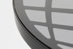 Miniature Table de jardin bistro ronde 80 cm en aluminium et verre noir Albert Garden 7