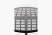 Miniature Table de jardin bistro ronde 80 cm en aluminium et verre noir Albert Garden 12