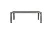 Miniature Table de jardin en acier gris Alban 1