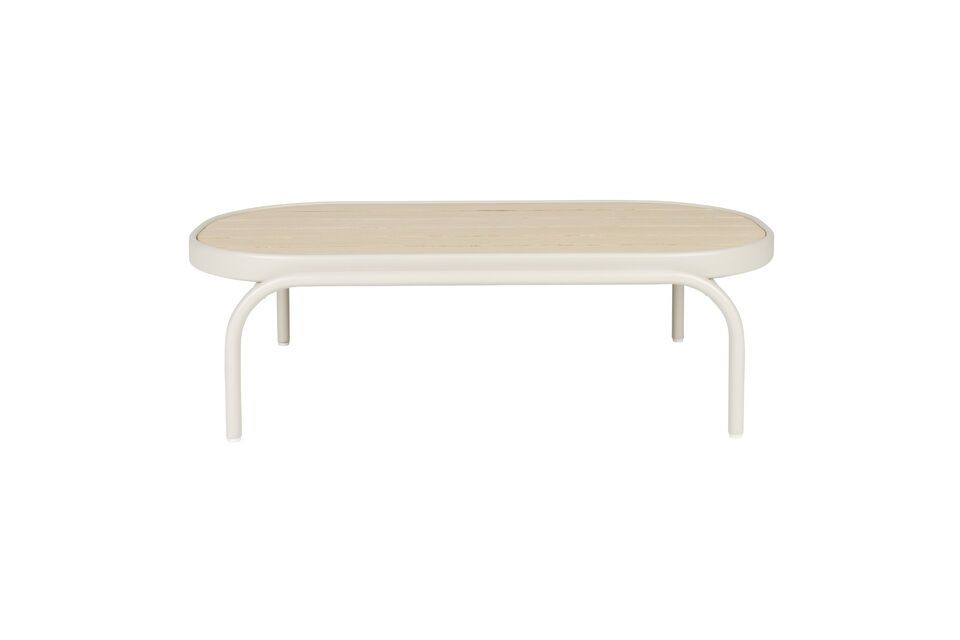 Table de jardin en aluminium beige Vista Zuiver