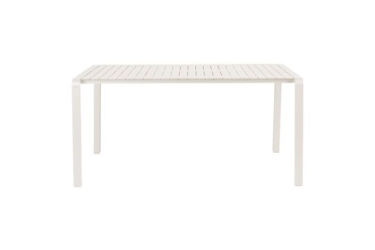 Table de jardin en aluminum blanc Vondel Détouré