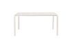 Miniature Table de jardin en aluminum blanc Vondel 1