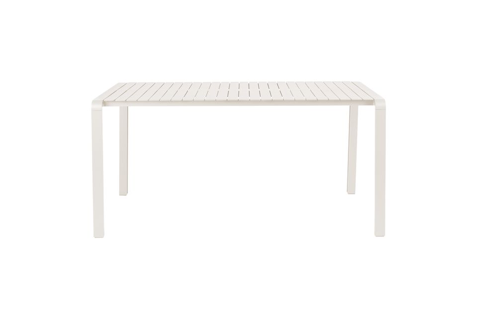 Table de jardin en aluminum blanc Vondel Zuiver