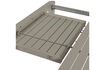Miniature Table de jardin extensible aluminium sable Ovara 11