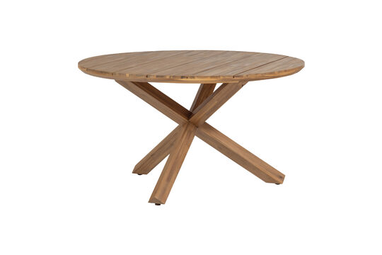 Voir la fiche produit table de jardin Ø135 cm bois d'acacia naturel Kiro Table de jardin Ø135 cm bois d'acacia naturel Kiro