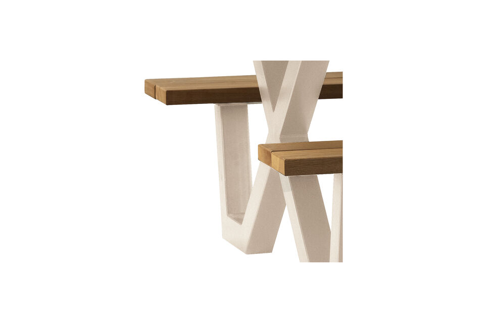 Avec cette table de pique-nique, vous &ecirc;tes fin pr&ecirc;t pour la saison estivale