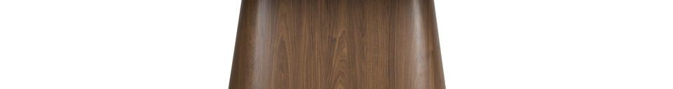 Mise en avant matière Table de repas 200x90 en bois marron Almira