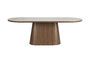 Miniature Table de repas 200x90 en bois marron Almira Détouré