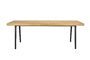 Miniature Table de repas 220 cm en bois brun Harvest Détouré