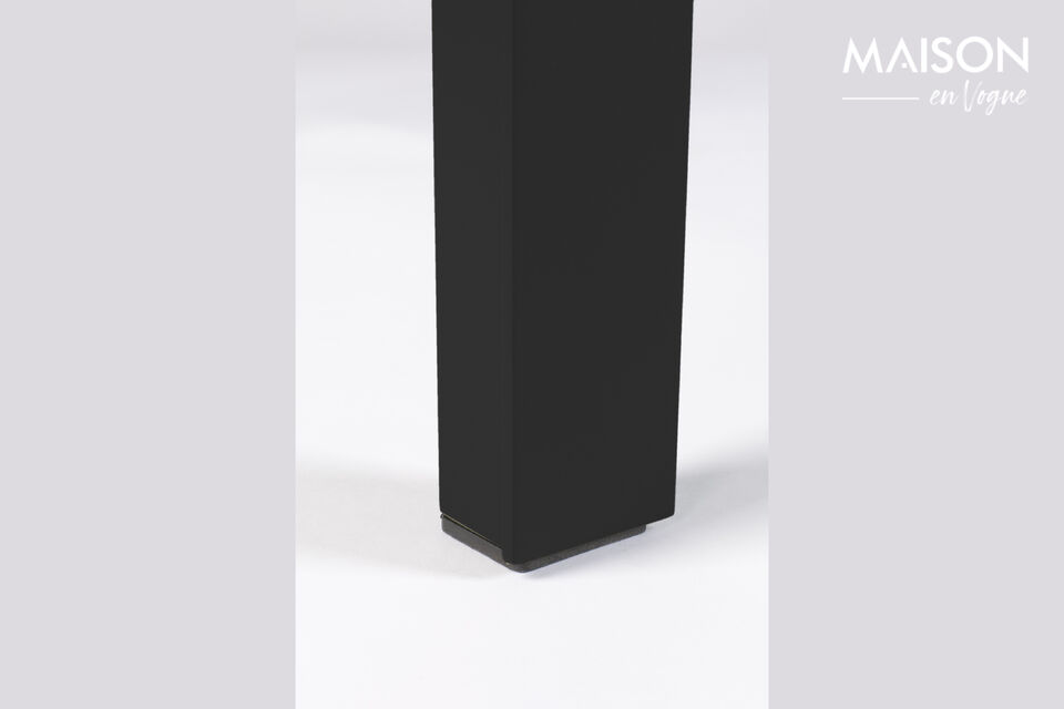Table de repas en aluminium noir Vondel - 18