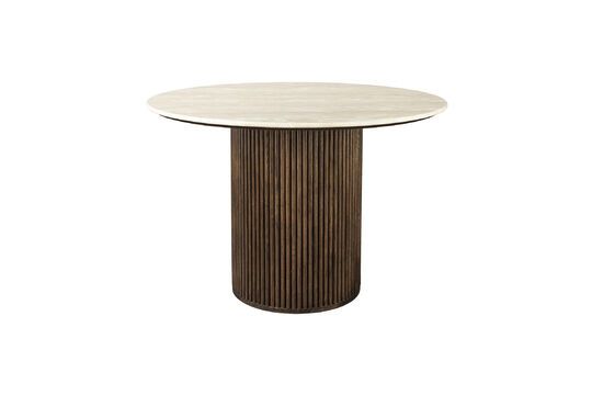 Table de repas en bois beige Arda Détouré