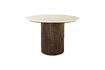 Miniature Table de repas en bois beige Arda 1