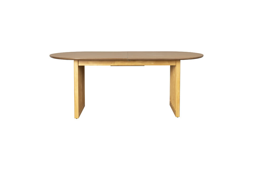 Table de repas en bois beige Barlet - 10