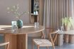 Miniature Table de repas en bois beige Laurent 4