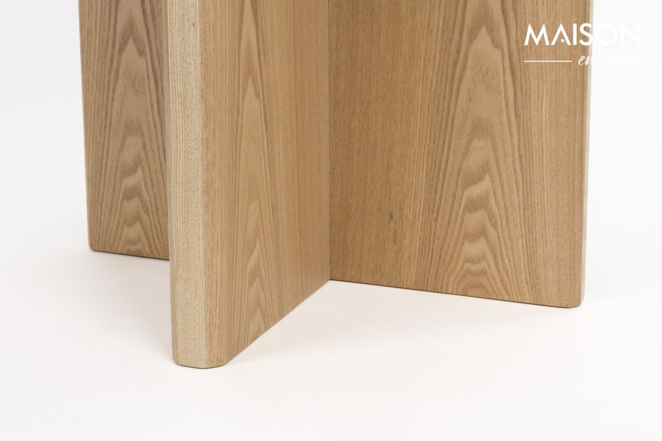 Table de repas en bois beige Laurent - 10