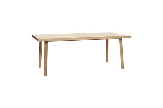 Table de repas en bois beige Ligne Détouré