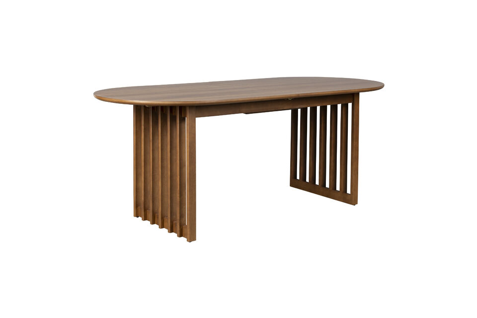 Table de repas en bois brun Barlet - 8