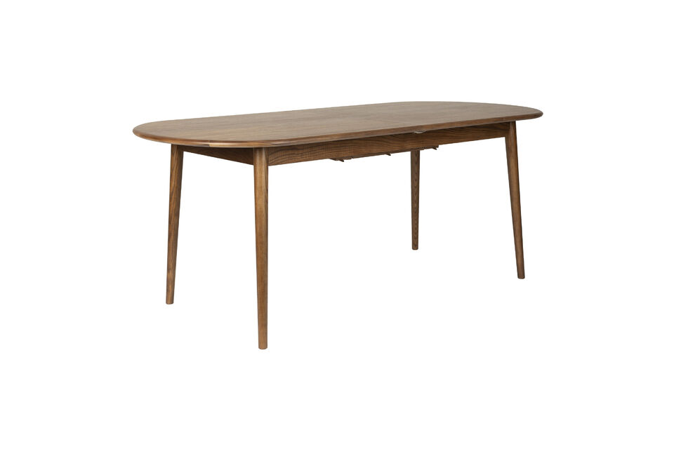 Table de repas en bois brun Twist Zuiver