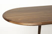 Miniature Table de repas en bois brun Twist 14