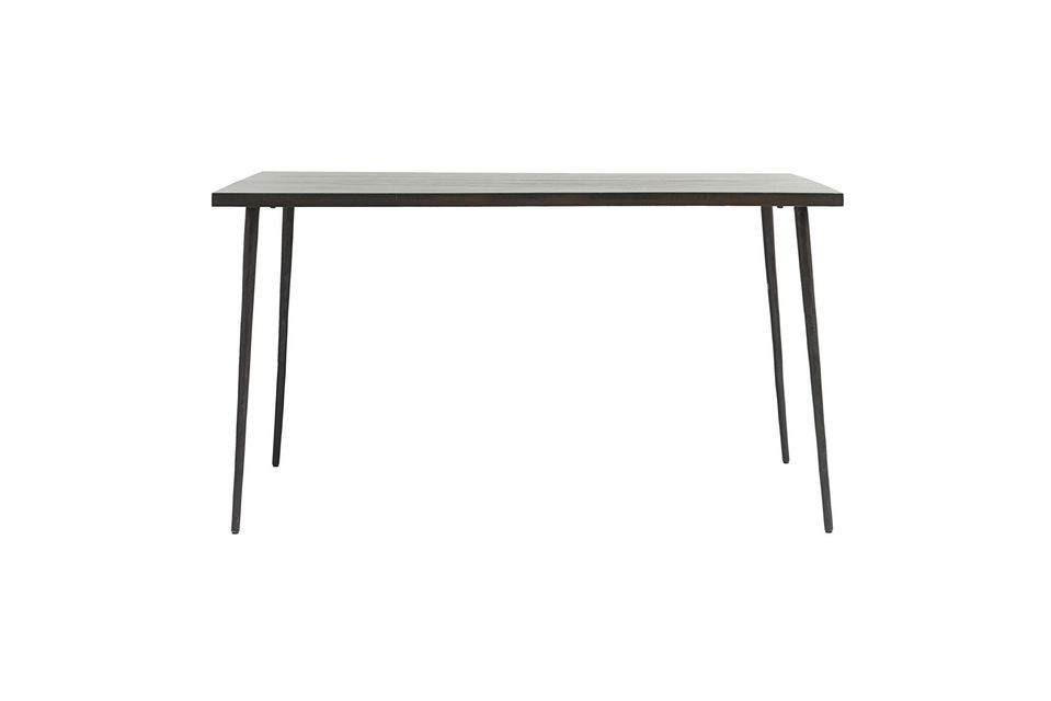 Table de repas en bois de manguier noir Slated House Doctor