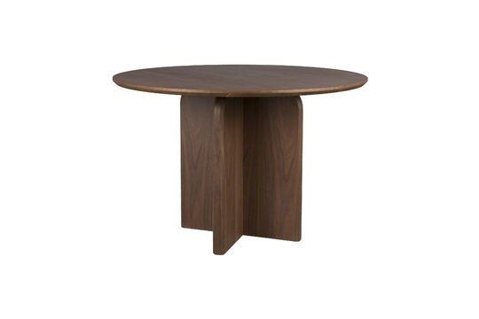 Table de repas en bois marron Laurent Détouré