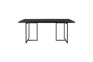 Table de repas en bois noir Class 180cm