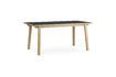 Miniature Table de repas en bois noir Slice 3